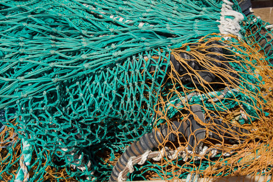 Full frame close up of Fishing Nets
