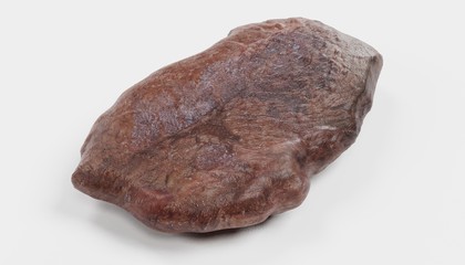 Realistic 3D Render of Beef Steak