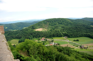 Fototapeta na wymiar Burgruine Hohengeroldseck im Schwarzwald