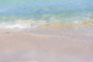 海　日本海　夏　波打ち際