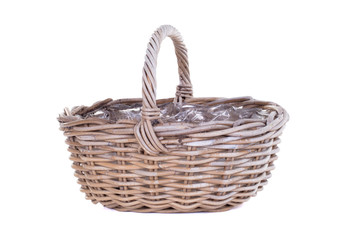 Obraz premium Handmade basket isolated