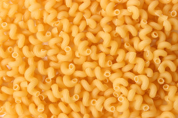 Italian pasta background close up.