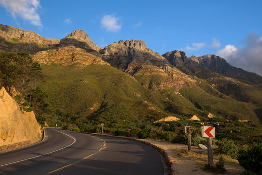 A few of the twelve apostles seen from Chapman’s Peak Drive, Cape Town, South Africa