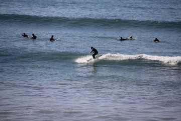 Fototapeta premium surfer beach winter marocco