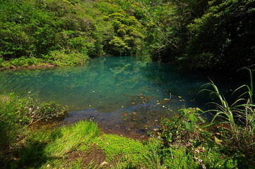 八丈島の硫黄沼