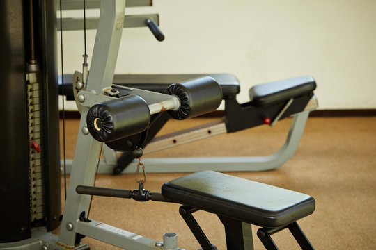 Rustic machine at the gym