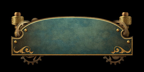 Steampunk banner