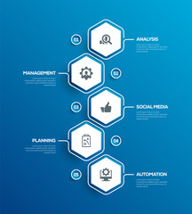 MARKETING STRATEGY INFOGRAPHIC DESIGN