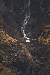 Obraz premium One of the highest waterfalls in Norway, Mardalsfossen.
