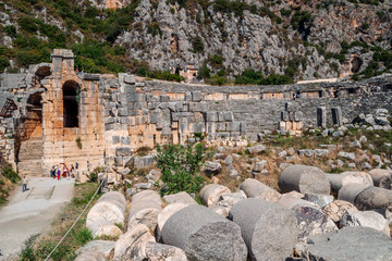 Ruins of the Greek amphitheatre