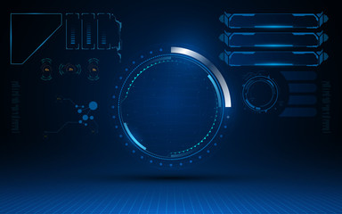 interface futuristic hud ui sci fi design security concept template