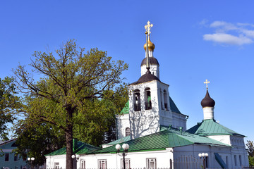 Fototapeta na wymiar Old monastery of the city of Vladimir, Russia. 