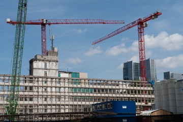 Hochhausbau im Bankenviertel