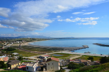 Fototapeta na wymiar Landscape in Sicily, Menfi (Ag)