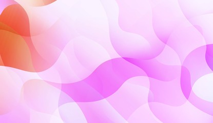 Fototapeta na wymiar Geometric Pattern With Lines, Wave. Blur Sweet Dreamy Gradient Color Background. For Your Graphic Invitation Card, Poster, Brochure. Vector Illustration.