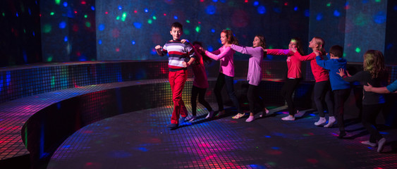 Kids neon disco party