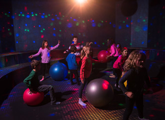 Kids neon disco party