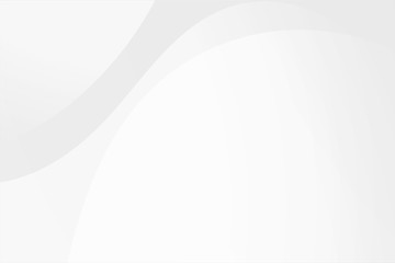 White gradient abstract curve pattern on gray background.