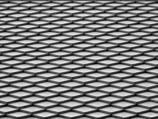 abstract black and white tile roof pattern