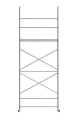 Realistic 3D Render of Metal Scaffolding