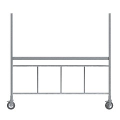 Realistic 3D Render of Metal Scaffolding