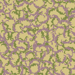 UFO camouflage of various shades of shadow green, turtle green and toadstool colors