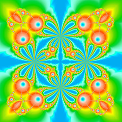 Abstract painting multicolor texture.