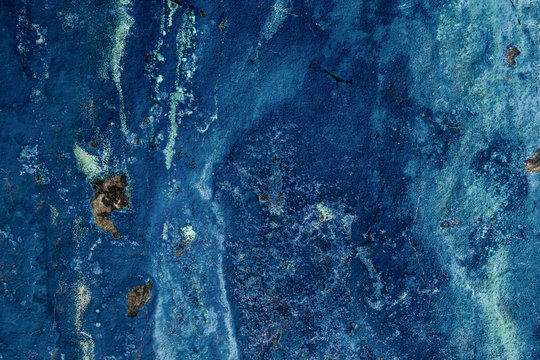 A mineral background image of nature blue azurite.