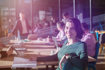 Portrait of young successful Businesswoman