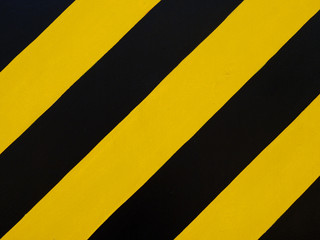 striped black and yellow paint wall texture