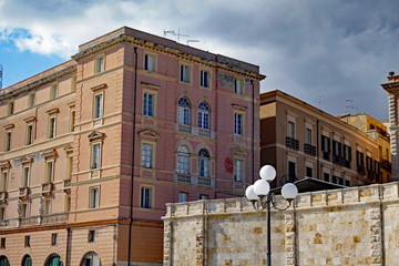 Fototapeta na wymiar Sardinien Altstadt von Cagliari 