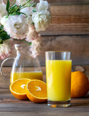 Glass of orange juice © alex9500