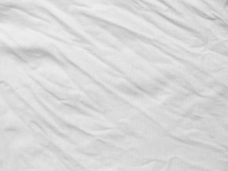 crumpled white fabric cloth texture