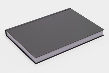 Realistic 3D Render of Blank Book