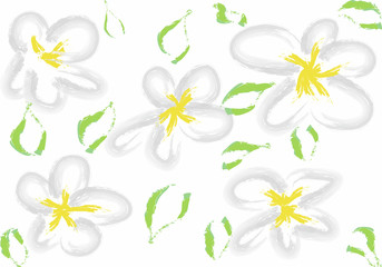 Cute simple universal floral background. Ideal for web, card, poster cover invitation brochure print