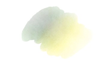Green yellow splash watercalor background