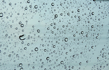 rain drop on glass car texture