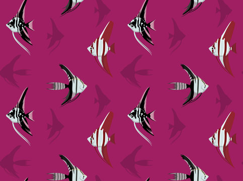 Freshwater Angelfish Set Wallpaper