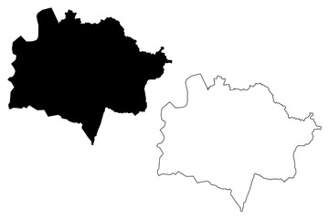 East Kazakhstan Region (Republic of Kazakhstan, Regions of Kazakhstan) map vector illustration, scribble sketch East Kazakhstan map....