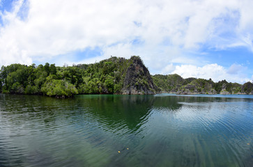 Fototapeta na wymiar Amazing Asia - Nature Reserve - Raja Ampat National Park. Papua - Lost Paradise.