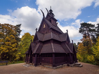 Historic Gol Stave Church at Norsk Folkemuseum in Oslo, Norway © YoungHwan