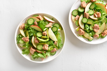 Tuna salad in bowl