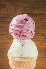 アイスクリーム　ジャラート　Delicious cold Italian ice cream