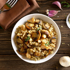 Risotto with mushrooms
