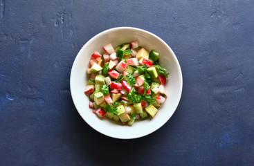 Healthy vegetable salad