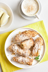 Deep fried bananas
