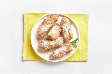 Deep fried bananas