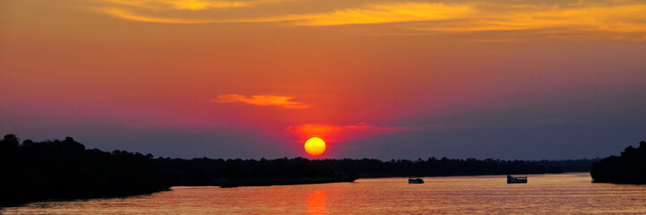 Sonnenuntergang am Sambesie