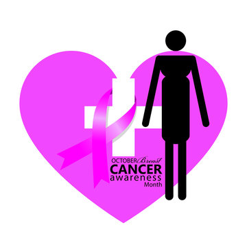October Is Breast Cancer Awareness Month,Breast Cancer Awareness,Ways to Show Your Support During Breast Cancer Awareness Month,breast-cancer-awareness-month text with  logo vector image.
