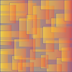 Squares chaotic geometric texture with space style